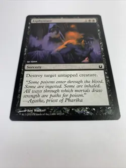 MTG Magic the Gathering Asphyxiate (60/176) Born of the Gods LP - Image 2