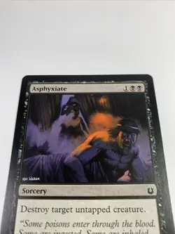 MTG Magic the Gathering Asphyxiate (60/176) Born of the Gods LP - Image 3