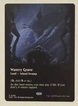 Watery Grave Borderless - Edge of Eternities MTG - Image 1