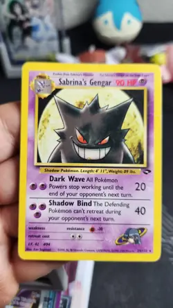 Pokemon TCG Sabrina's Gengar Gym Challenge 29/132 Non-Holo Rare Heavily Played - Image 1