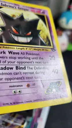 Pokemon TCG Sabrina's Gengar Gym Challenge 29/132 Non-Holo Rare Heavily Played - Image 3