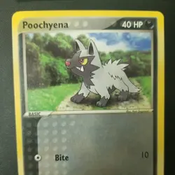 Poochyena 63 109 - NON-HOLO EX Ruby and Sapphire - e-READER Pokemon Card - NM/M - Image 3