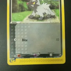 Poochyena 63 109 - NON-HOLO EX Ruby and Sapphire - e-READER Pokemon Card - NM/M - Image 4