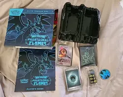 Pokemon Phantasmal Flames ETB Sleeves, Guide, Coin, Dice, Box, Promo - NO PACKS - Image 1