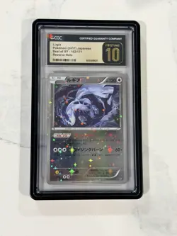 CGC Pristine 10 Pokemon Lugia 102/171 Reverse Holo LOW pop 6 psa 10 - Image 2