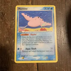 Mantine - 45/109 - Uncommon NM, English Pokemon EX Team Rocket Returns - Image 1