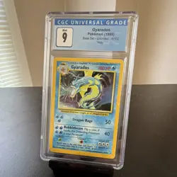 CGC 9 Gyarados 6/102 Base Set Unlimited Holo Rare 1999 English WOTC - Image 1