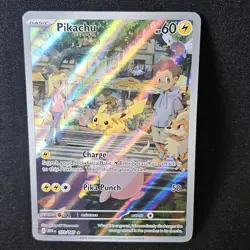 Pokemon Pikachu 173/165 Scarlet & Violet 151 Illustration Rare Full Art English - Image 1