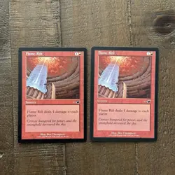 MTG Magic the Gathering Flame Rift x2 (80/143) Nemesis NM - Image 1