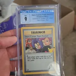 The Pokemon Company Here Comes Team Rocket! Holo CGC 9 15/82 Celebrations - Image 1