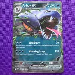Arbok ex 024/165 Double Rare 151 Pokemon Near Mint - Image 1