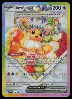 Eevee ex 174 Holo Promo Scarlet & Violet UPC Promo Pokemon English NM - Image 1