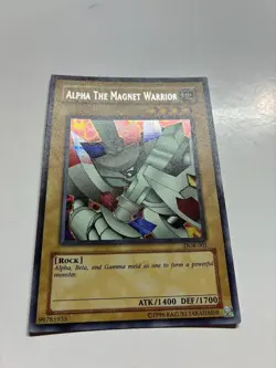 USA Seller Yugioh Alpha The Magnet Warrior DOR-001 Secret Rare VLP - Image 1