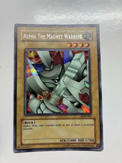USA Seller Yugioh Alpha The Magnet Warrior DOR-001 Secret Rare VLP - Image 2