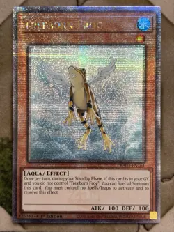 YuGiOh TREEBORN FROG Quarter Century Secret Rare RA03-EN161 - Image 2