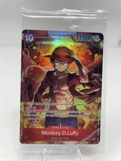 MONKEY D LUFFY - One Piece ST10-006 - PROMO SEALED Super Rare - Treasure Booster - Image 1