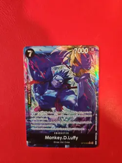 One Piece Monkey D. Luffy OP15-092 Alt Art Japanese Adventure on Kami’s Island - Image 1