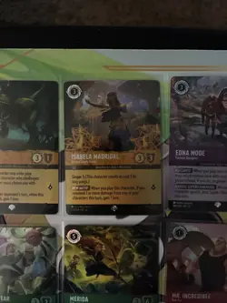 Disney Lorcana Wilds Unknown Complete Epic Foil Set 205-222 - Image 4