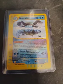 Light Play/PL Pokemon Trading Card Game Blastoise 4/165 Reverse Holo Expedition - Image 3