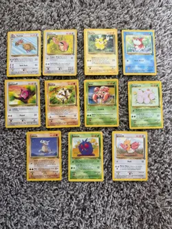 Pokemon Jungle Unlimited Commons - 11 Card Lot - Image 1
