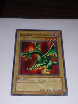 Yu-Gi-Oh! TCG Blackland Fire Dragon Metal Raiders MRD-062 1st Edition Card EX - Image 3