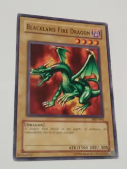 Yu-Gi-Oh! TCG Blackland Fire Dragon Metal Raiders MRD-062 1st Edition Card EX - Image 5
