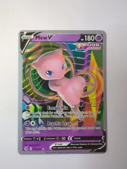Mew V 113/264 World Championships 2022 Deck Promo Card NM - Image 1