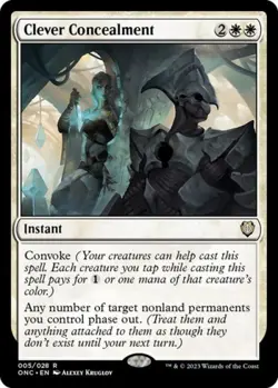MTG English Clever Concealment NM Normal Commander: Phyrexia: All Will Be One - Image 1