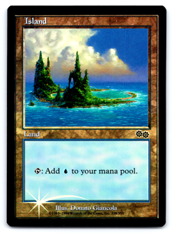 Island (1999) FOIL Urza's Saga - Arena Promos (ARENA) - MTG RARE - Image 1