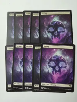 Wizards of the Coast MTG Theros Beyond Death Swamp 252/254 Basic Land Lot Of 10 - Image 1