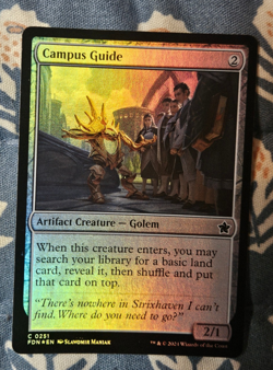 Campus Guide FOIL FDN Foundations 251 MTG Magic - Image 2