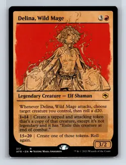 Adventures in the Forgotten Realms #317 Delina, Wild Mage (Showcase) - Image 1