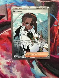 Naveen 112/088 Ultra Rare Perfect Order Pokemon Near Mint - Image 1