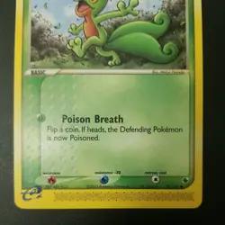 Treecko 75/109 - NON-HOLO - EX Ruby and Sapphire - e-READER Pokemon Card - NM - Image 4