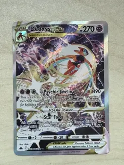 Pokemon Deoxys V-STAR GG46/GG70 Crown Zenith: Galarian Gallery Ultra Rare NM - Image 1