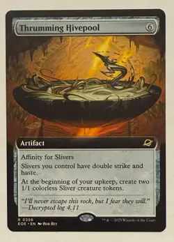 Thrumming Hivepool Extended Art - Edge of Eternities MTG - Image 1