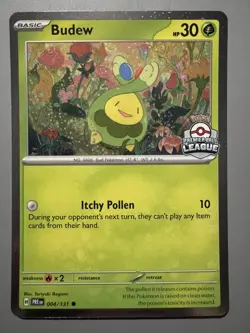 POKEMON BUDEW PREMIER BALL LEAGUE HOT-STAMPED PROMO 004/131 (ENGLISH) - Image 1