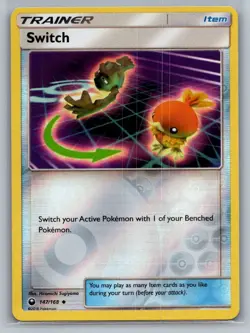 Switch 147/168 Uncommon Celestial Storm Pokemon Reverse Holo Near Mint - Image 1