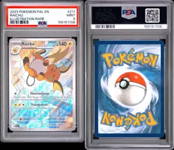 2023 Pokemon Pal En-Paldea Evolved #211 Raichu Illustration Rare PSA 9 MINT - Image 3