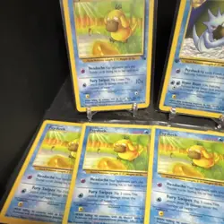 Pokemon TCG Fossil 7 Psyduck 53/62 & 1st Edition Golduck 35/62 Unlimited WOTC - Image 3