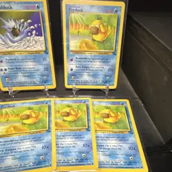 Pokemon TCG Fossil 7 Psyduck 53/62 & 1st Edition Golduck 35/62 Unlimited WOTC - Image 4