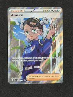 Amarys 132/131 Prismatic Evolutions Ultra Rare Holo Pokemon TCG - Image 1