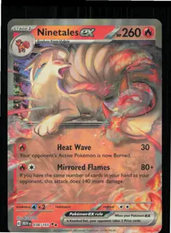 Ninetales ex 038/165 Double Rare 151 Pokemon Near Mint - Image 1
