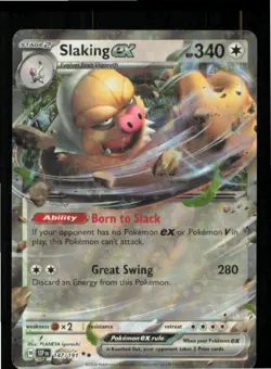 Slaking ex 147/191 Double Rare Surging Sparks Pokemon Near Mint - Image 1