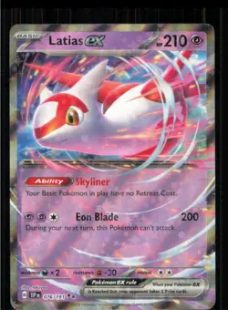 Latias ex 076/191 Double Rare Surging Sparks Pokemon Near Mint - Image 1