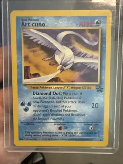 Articuno Black Star Promo 22 NM-LP Condition Pokemon TCG - Image 1