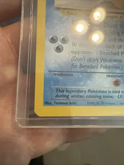 Articuno Black Star Promo 22 NM-LP Condition Pokemon TCG - Image 2