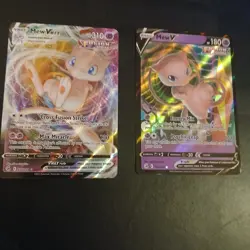 2021 Pokemon SWSH Fusion Strike Mew VMAX #114/264 - Image 1