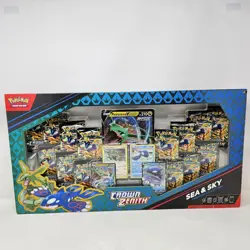 Pokemon Sea and Sky Collection Box - Sealed - 14 Crown Zenith Booster Packs - Image 1