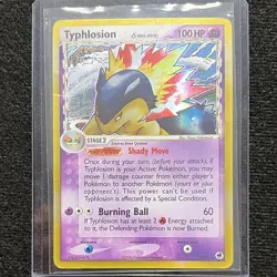 Pokemon TCG Dragon Frontiers Typhlosion Delta Species Holo Rare 12/101 2006 - Image 1